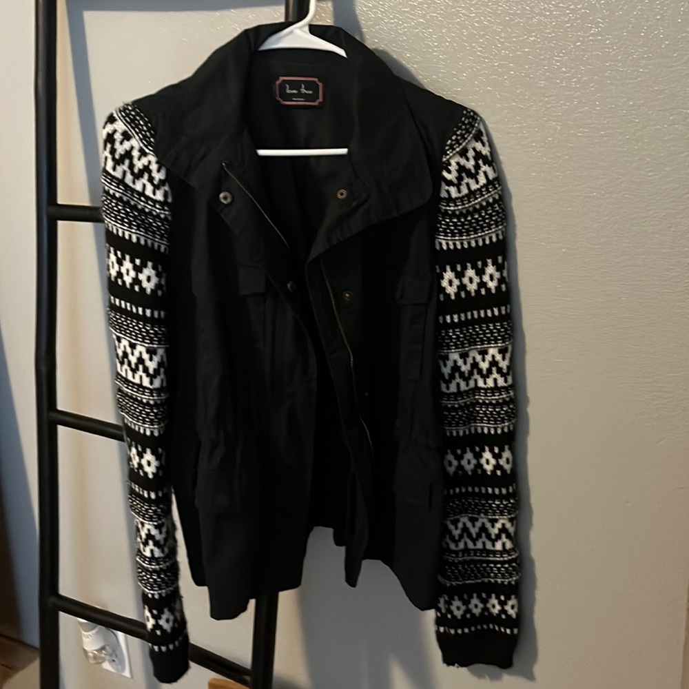 Jacket with detailed sleeves